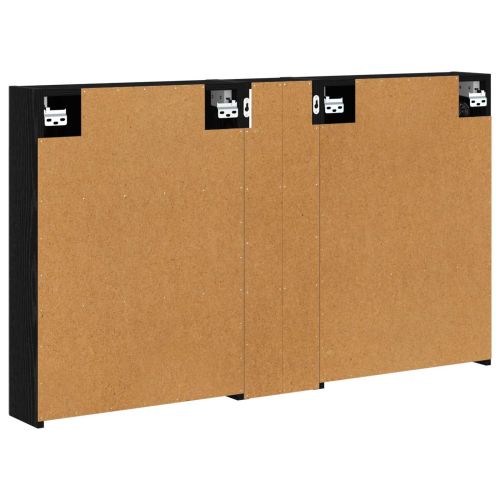 Комплект шкафове за баня с рафт 3 pcs 120 x 14,5 x 70 см