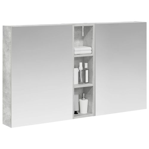 Комплект шкафове за баня с рафт 3 pcs 120 x 14,5 x 70 см