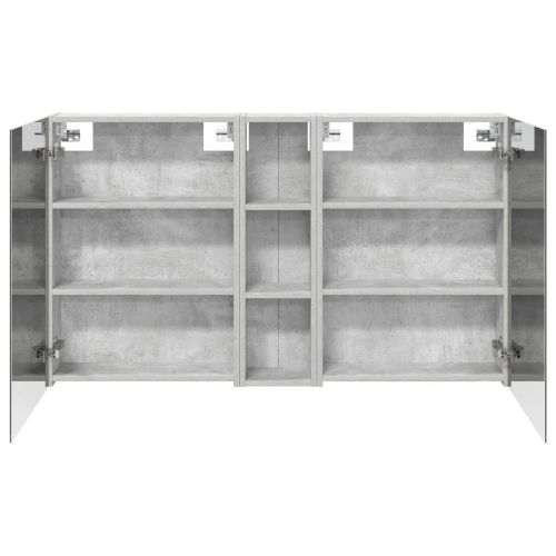 Комплект шкафове за баня с рафт 3 pcs 120 x 14,5 x 70 см