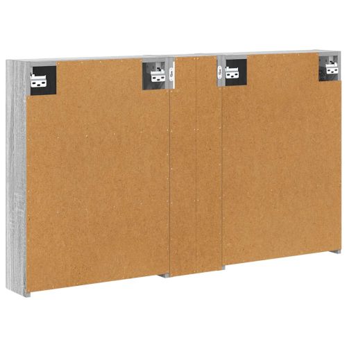 Комплект шкафове за баня с рафт 3 pcs 120 x 14,5 x 70 см