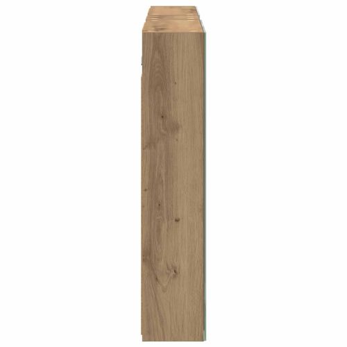 Комплект шкафове за баня с рафт 3 pcs 120 x 14,5 x 70 см