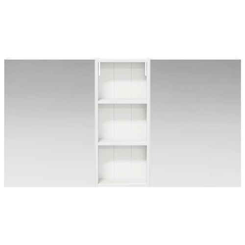 Комплект шкафове за баня с рафт 3 pcs 130 x 14,5 x 70 см