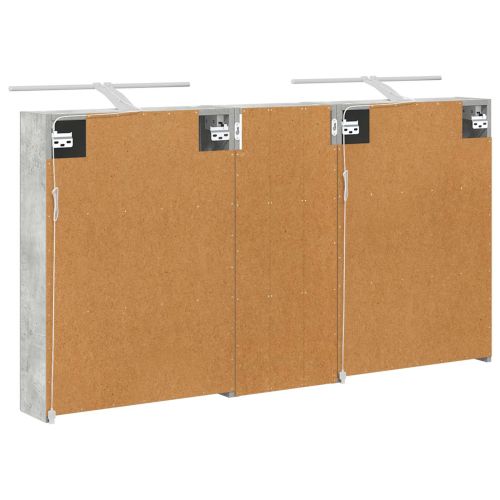 Комплект шкафове за баня с рафт 3 pcs 130 x 14,5 x 70 см