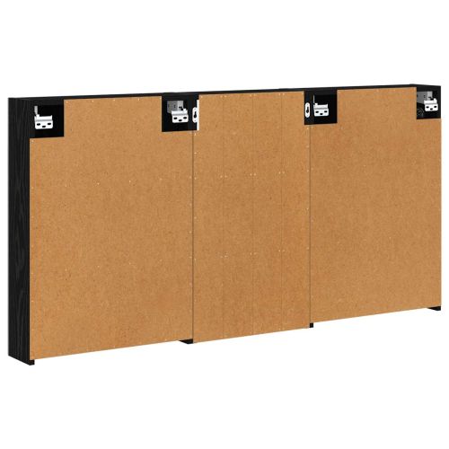 Комплект шкафове за баня с рафт 3 pcs 140 x 14,5 x 70 см