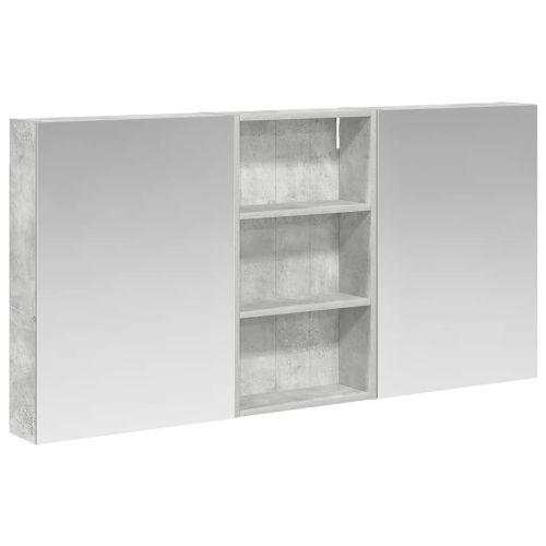 Комплект шкафове за баня с рафт 3 pcs 140 x 14,5 x 70 см