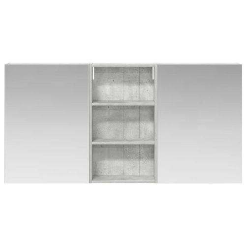 Комплект шкафове за баня с рафт 3 pcs 140 x 14,5 x 70 см