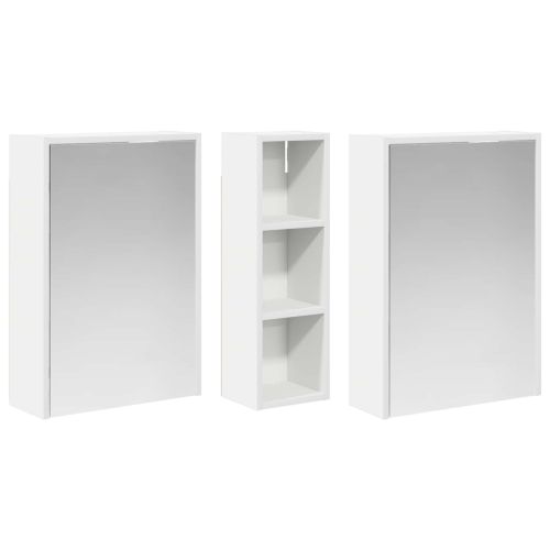 Комплект шкафове за баня 3 pcs 106 x 16 x 62,5 см