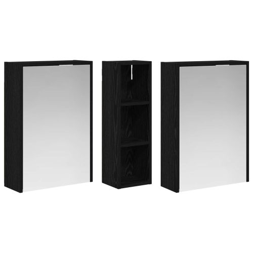 Комплект шкафове за баня 3 pcs 106 x 16 x 62,5 см