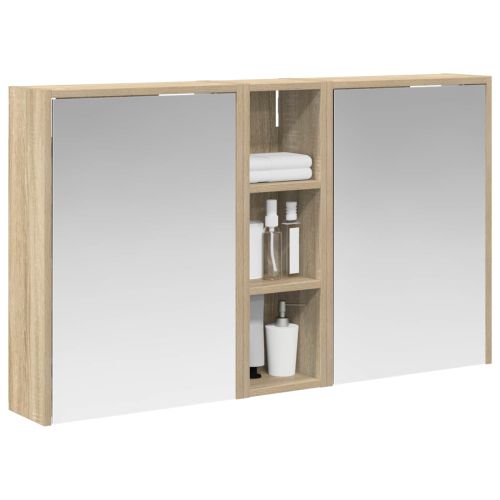 Комплект шкафове за баня 3 pcs 106 x 16 x 62,5 см