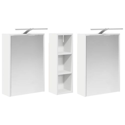 Комплект шкафове за баня 3 pcs 106 x 16 x 62,5 см