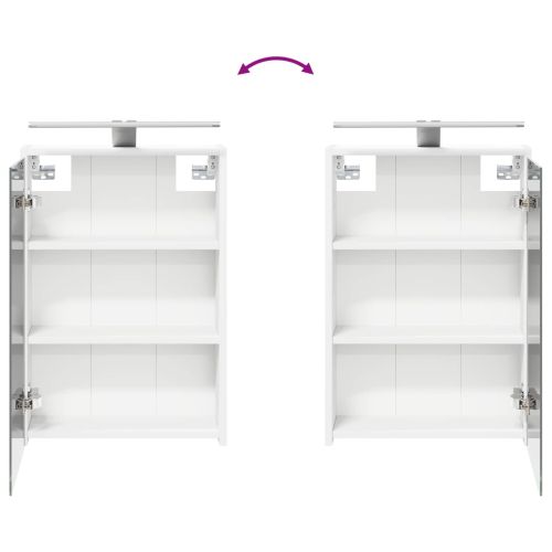 Комплект шкафове за баня 3 pcs 106 x 16 x 62,5 см