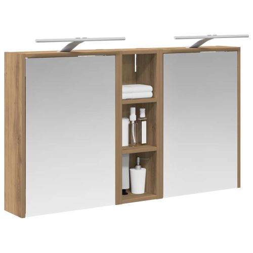 Комплект шкафове за баня 3 pcs 106 x 16 x 62,5 см