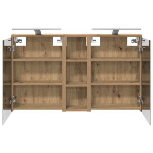 Комплект шкафове за баня 3 pcs 106 x 16 x 62,5 см