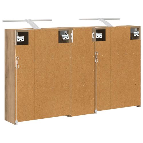 Комплект шкафове за баня 3 pcs 106 x 16 x 62,5 см