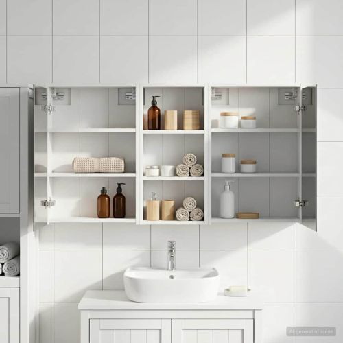 Комплект шкафове за баня 3 pcs 116 x 16 x 62,5 см