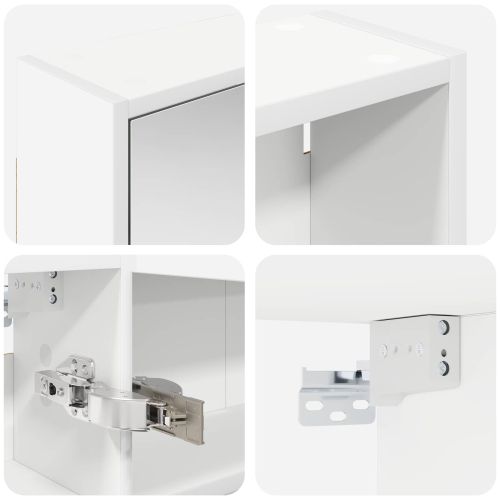 Комплект шкафове за баня 3 pcs 116 x 16 x 62,5 см