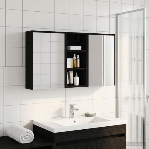 Комплект шкафове за баня 3 pcs 116 x 16 x 62,5 см