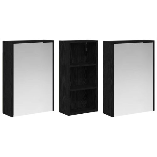 Комплект шкафове за баня 3 pcs 116 x 16 x 62,5 см