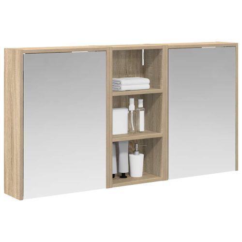 Комплект шкафове за баня 3 pcs 116 x 16 x 62,5 см