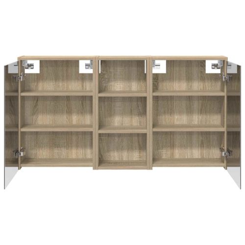 Комплект шкафове за баня 3 pcs 116 x 16 x 62,5 см