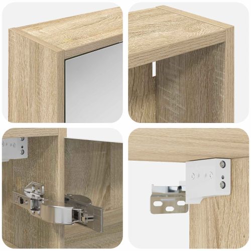 Комплект шкафове за баня 3 pcs 116 x 16 x 62,5 см