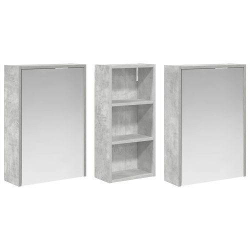 Комплект шкафове за баня 3 pcs 116 x 16 x 62,5 см
