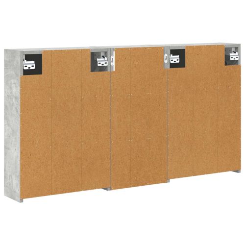 Комплект шкафове за баня 3 pcs 116 x 16 x 62,5 см