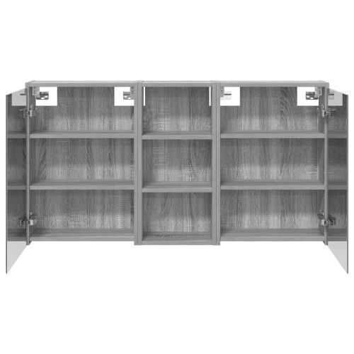 Комплект шкафове за баня 3 pcs 116 x 16 x 62,5 см