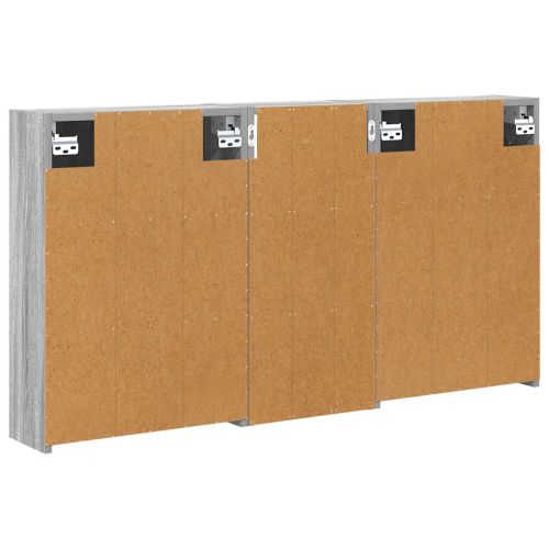 Комплект шкафове за баня 3 pcs 116 x 16 x 62,5 см