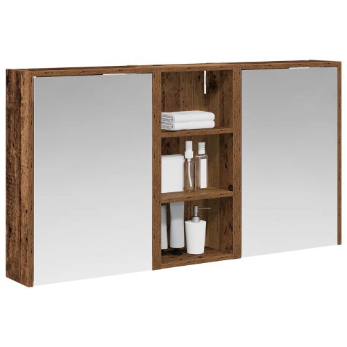 Комплект шкафове за баня 3 pcs 116 x 16 x 62,5 см