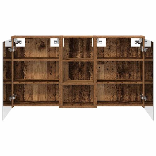 Комплект шкафове за баня 3 pcs 116 x 16 x 62,5 см