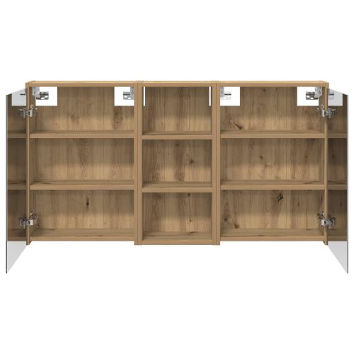 Комплект шкафове за баня 3 pcs 116 x 16 x 62,5 см