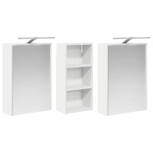 Комплект шкафове за баня 3 pcs 116 x 16 x 62,5 см