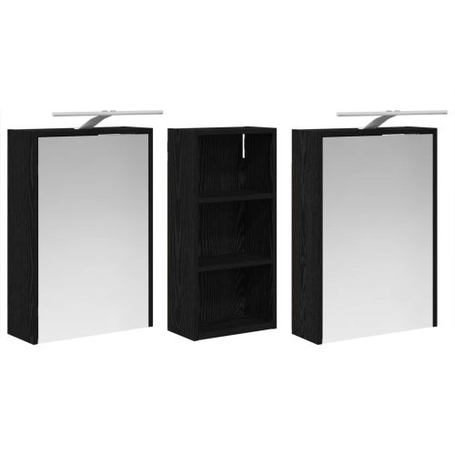 Комплект шкафове за баня 3 pcs 116 x 16 x 62,5 см