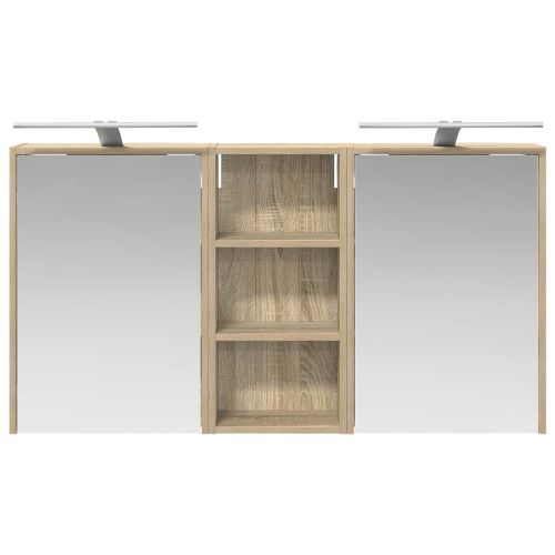 Комплект шкафове за баня 3 pcs 116 x 16 x 62,5 см