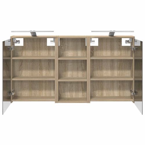 Комплект шкафове за баня 3 pcs 116 x 16 x 62,5 см