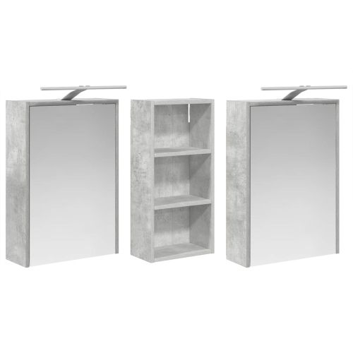 Комплект шкафове за баня 3 pcs 116 x 16 x 62,5 см