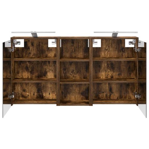 Комплект шкафове за баня 3 pcs 116 x 16 x 62,5 см