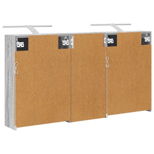 Комплект шкафове за баня 3 pcs 116 x 16 x 62,5 см