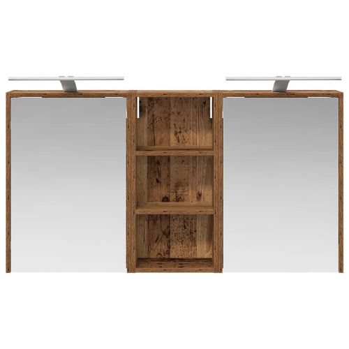 Комплект шкафове за баня 3 pcs 116 x 16 x 62,5 см