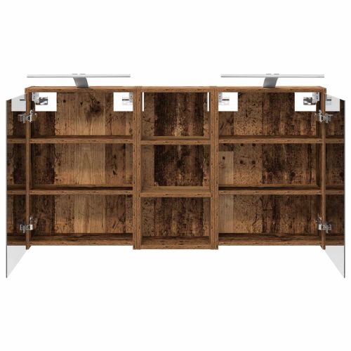 Комплект шкафове за баня 3 pcs 116 x 16 x 62,5 см