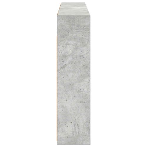 Комплект шкафове за баня с рафт 3 pcs 126 x 16 x 62.5 см