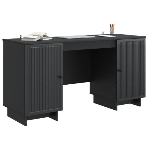 Бюро Черно Инженерна дървесина 142,5 x 50 x 75 см