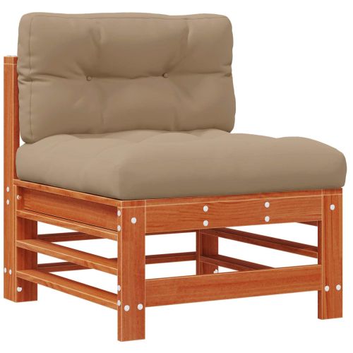 Комплект за почивка в градина 8 pcs Восъчен Кафяв