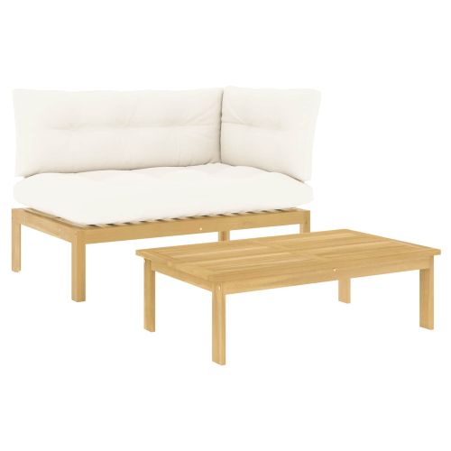 2 Брой Акациево дърво Светло кафяво