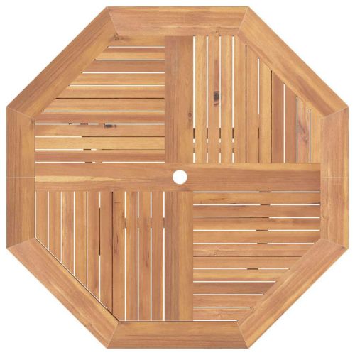 Градински бистро комплект 3 pcs Кафяво Солидно тиково дърво