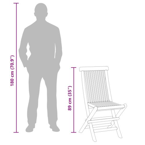 Градински бистро комплект 3 pcs Кафяво Солидно тиково дърво