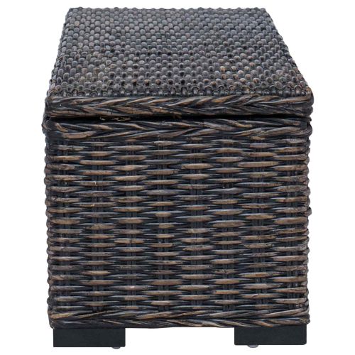 Кутия за съхранение със съхранение Черно 110 x 35 x 45 cm