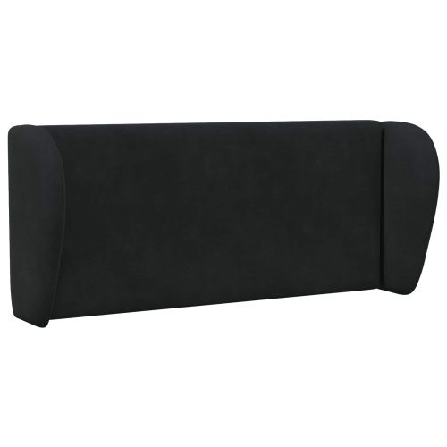 Ушичка на таблата Черно 40 x 23 x 6 см Кадифе
